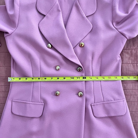 EUC Vintage Jennifer James Pink 2 Piece Suit with Skirt size 12 - Picture 10 of 11